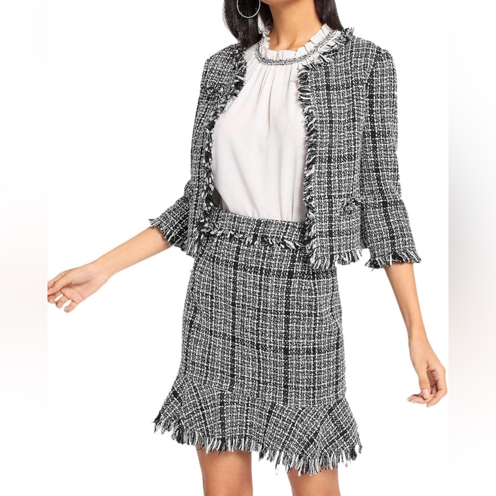 MAKE ME CHIC 2-piece skirt suit- NWOT